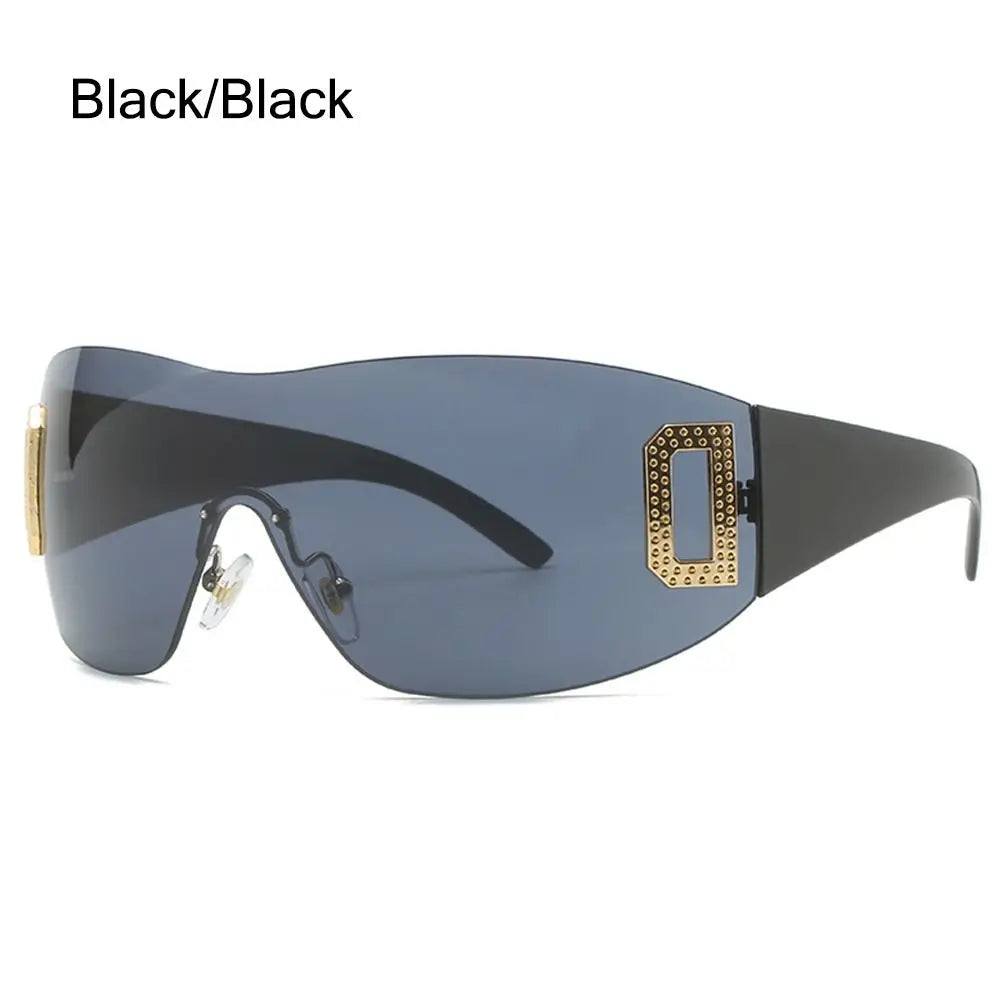 Punk One-Piece Y2K Sunglasses 🕶️✨ | Luxury Brand Goggle Shades | UV400 Five-Star Sports Eyewear