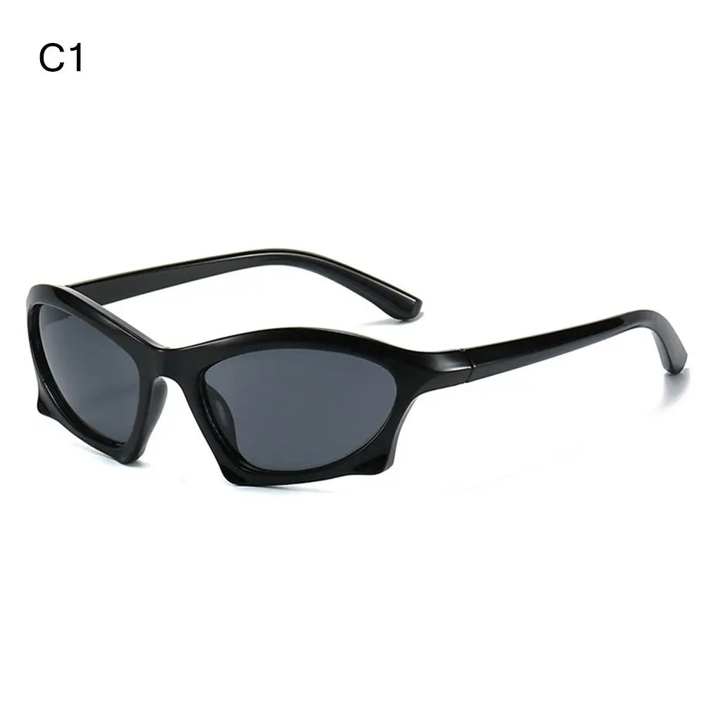 Punk One-Piece Y2K Sunglasses 🕶️✨ | Luxury Brand Goggle Shades | UV400 Five-Star Sports Eyewear