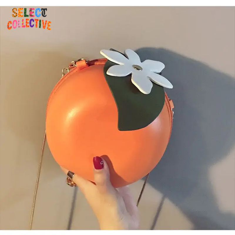 🍊✨ Juicy Orange Crossbody – Citrus Chic Shoulder Bag 🍹🧡
