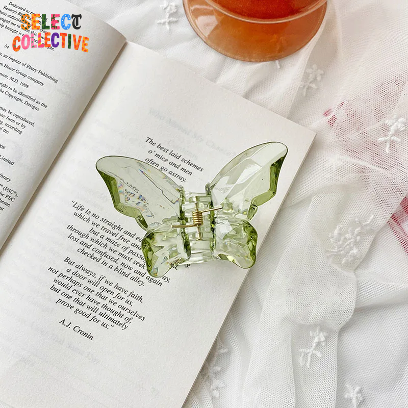 Butterfly Hair Claw Clip 🦋 | Chic Acrylic Hair Accessory for Women & Girls |