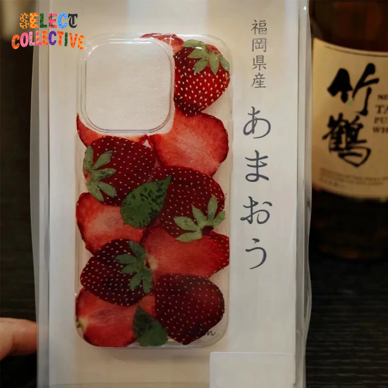 🍓💎📱 Sweet Strawberry Glow Phone Case✧ Y2K Girlie CORE ✧ 🌈🔥👛
