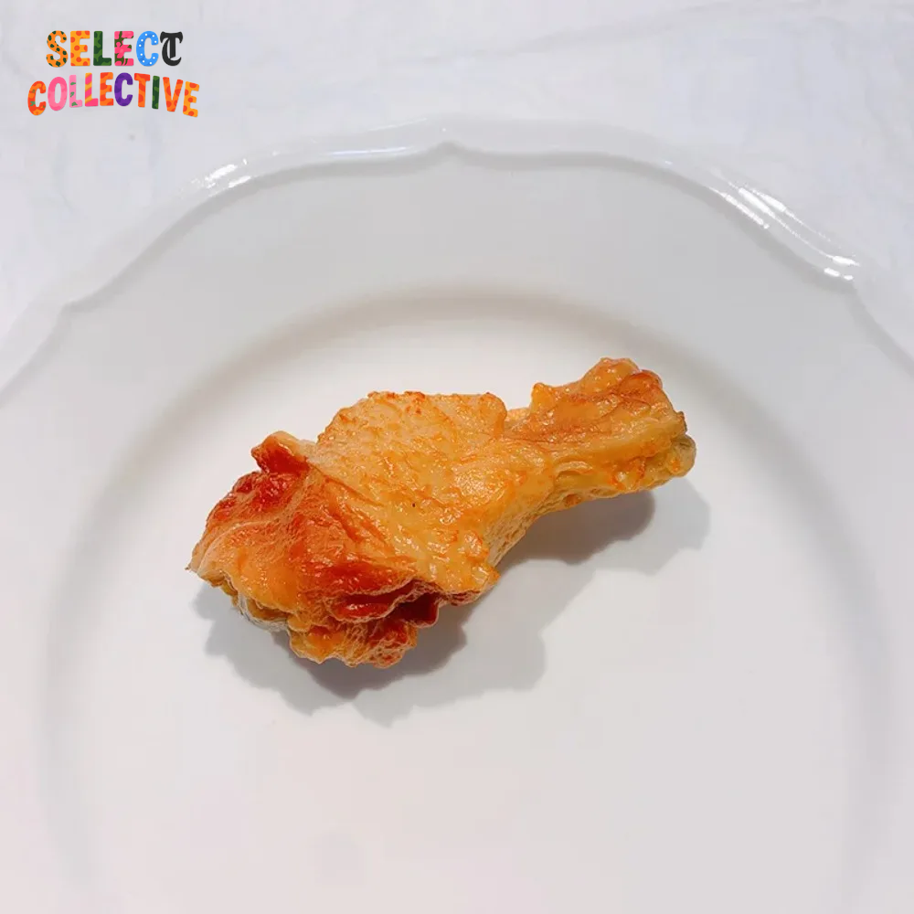 🍟🍗 Fast Food Hair Clips – French Fries & Chicken Wing Pins for Bold Looks 🔥✨