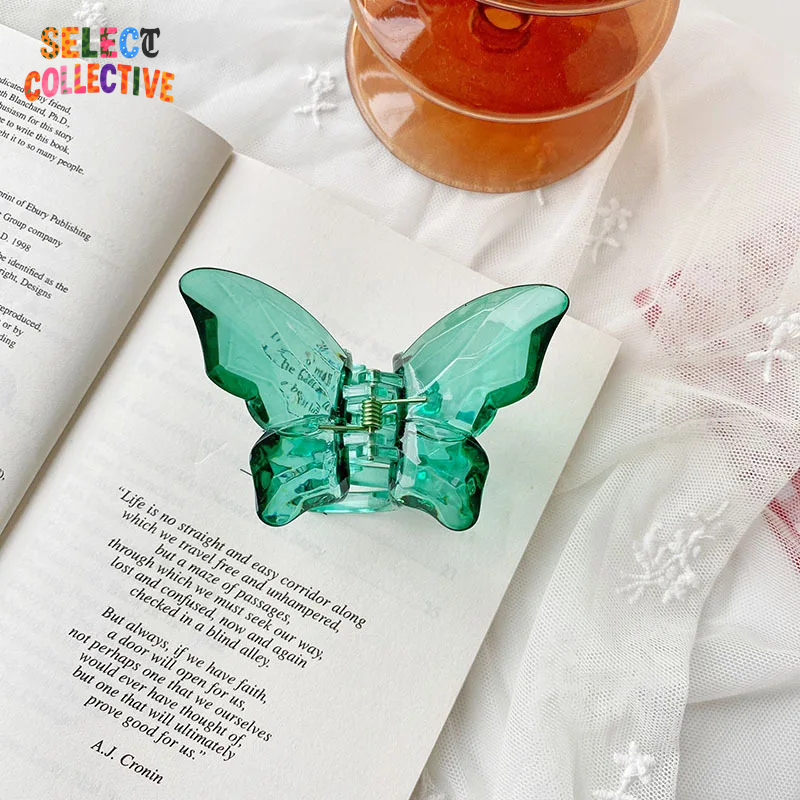 Butterfly Hair Claw Clip 🦋 | Chic Acrylic Hair Accessory for Women & Girls |