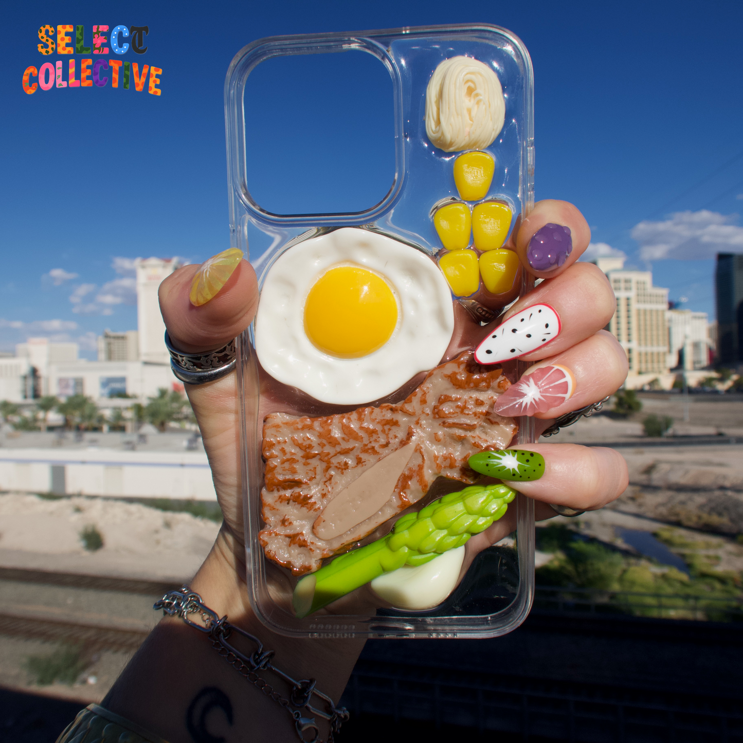 3D Steak & Eggs Dinner Plate Phone Case 🍳🥩 | Viral Foodie Shockproof iPhone Case 🍔📱 Must-Have Statement Accessory