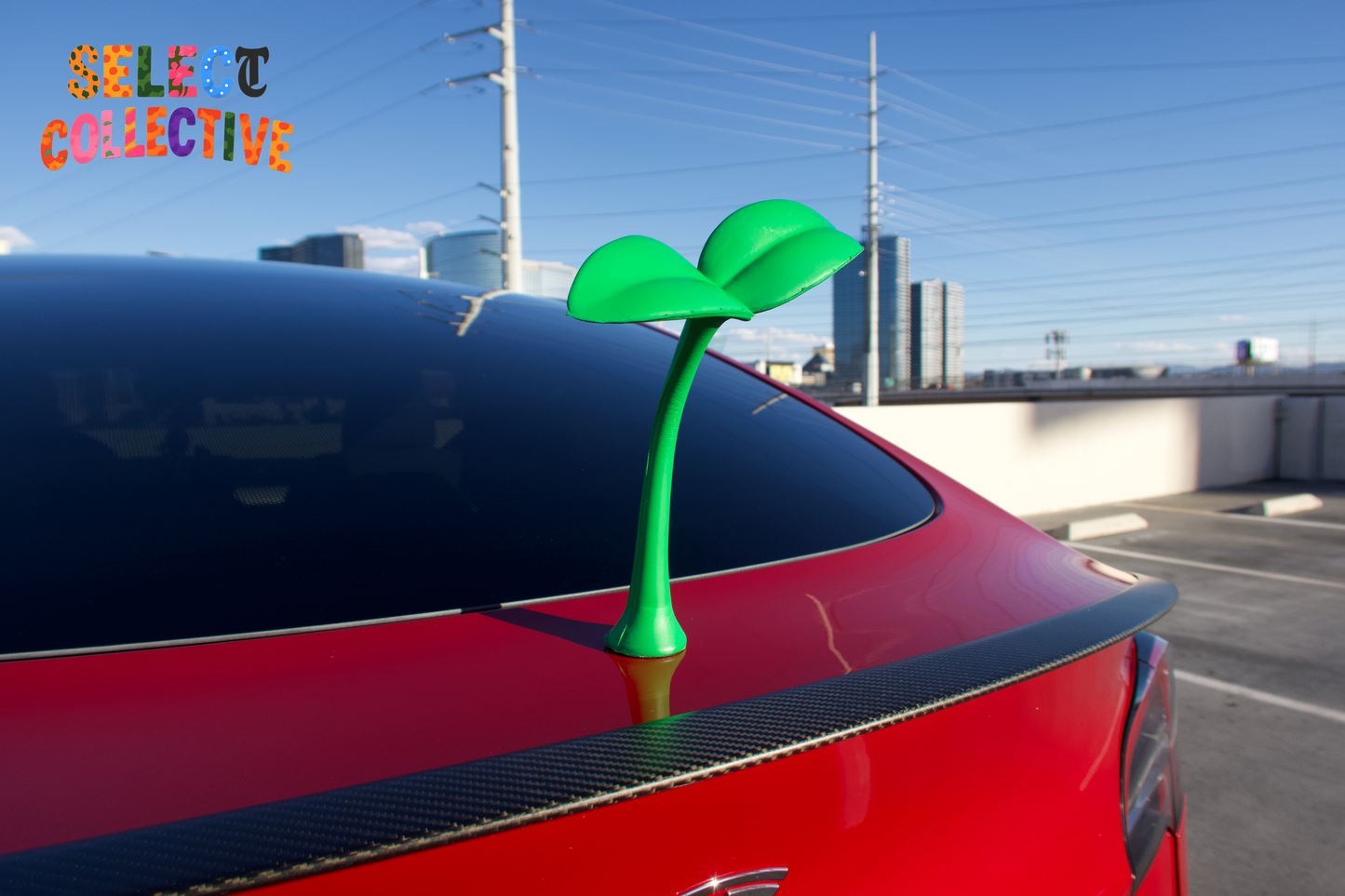 π±π Raver Sprout Car Buddy β 3D Roof Ornament Tentacle Vibes β¨πΆ