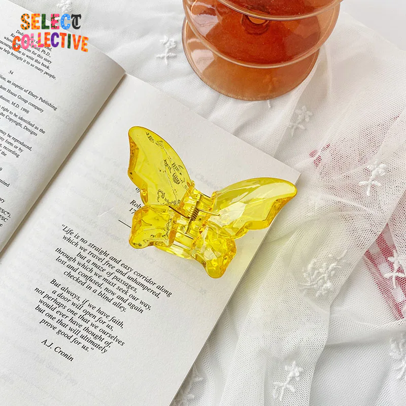 Butterfly Hair Claw Clip 🦋 | Chic Acrylic Hair Accessory for Women & Girls |