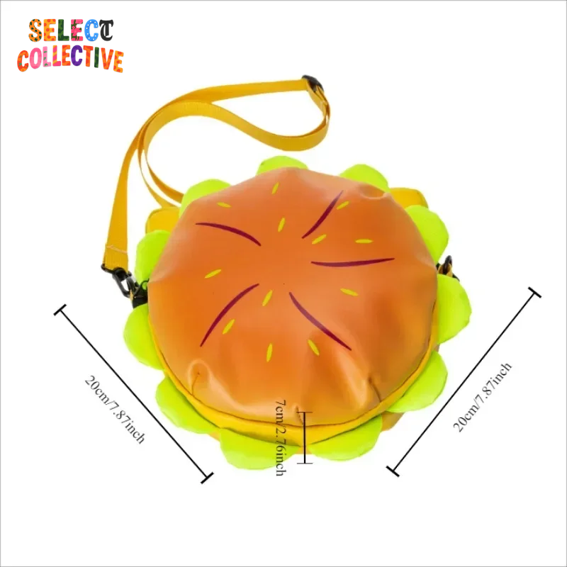 🍔🔥 Burger Backpack – Cheeseburger Daypack for Bold Fits & Big Appetites 🎒