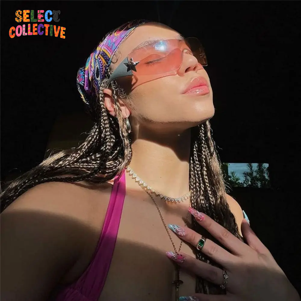 Punk One-Piece Y2K Sunglasses 🕶️✨ | Luxury Brand Goggle Shades | UV400 Five-Star Sports Eyewear