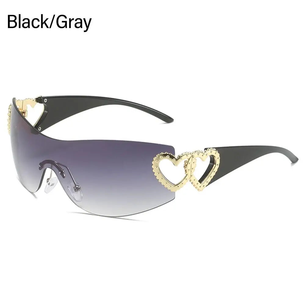 Punk One-Piece Y2K Sunglasses 🕶️✨ | Luxury Brand Goggle Shades | UV400 Five-Star Sports Eyewear