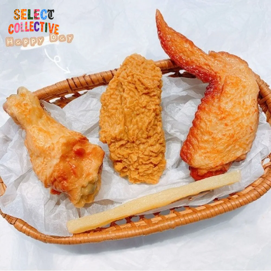 🍟🍗 Fast Food Hair Clips – French Fries & Chicken Wing Pins for Bold Looks 🔥✨