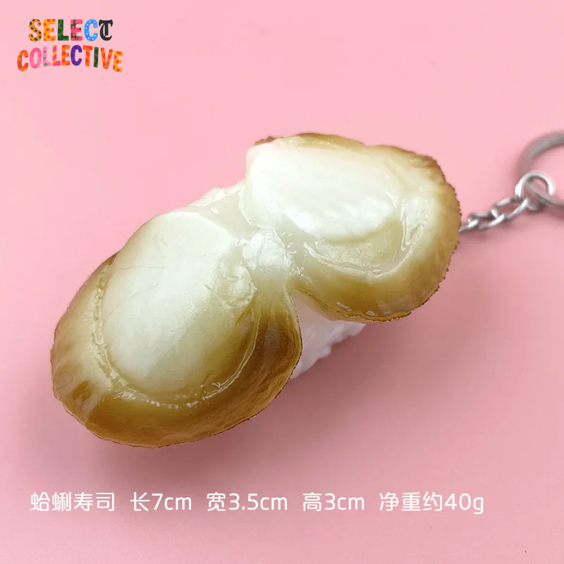 🍣🍙 Sushi Keychain ✧ Mini Japanese Food Charm — Salmon Nigiri & Onigiri Models 🎏 Y2K Bag/Car Pendant | Fun Gift”