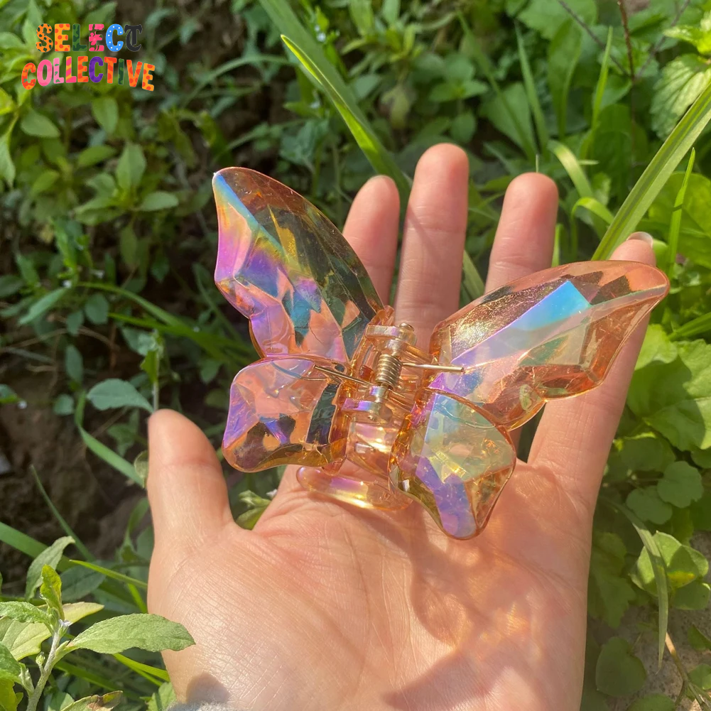 Butterfly Hair Claw Clip 🦋 | Chic Acrylic Hair Accessory for Women & Girls |