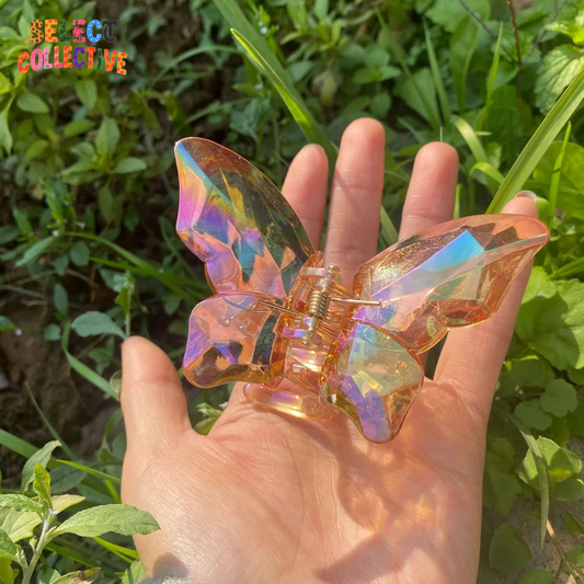 Butterfly Hair Claw Clip 🦋 | Chic Acrylic Hair Accessory for Women & Girls |