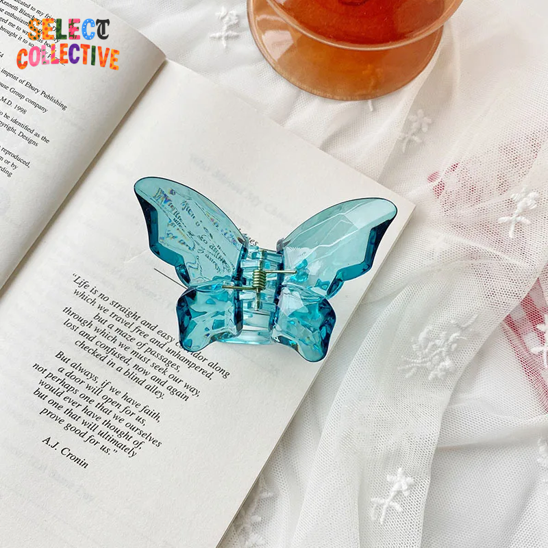 Butterfly Hair Claw Clip 🦋 | Chic Acrylic Hair Accessory for Women & Girls |