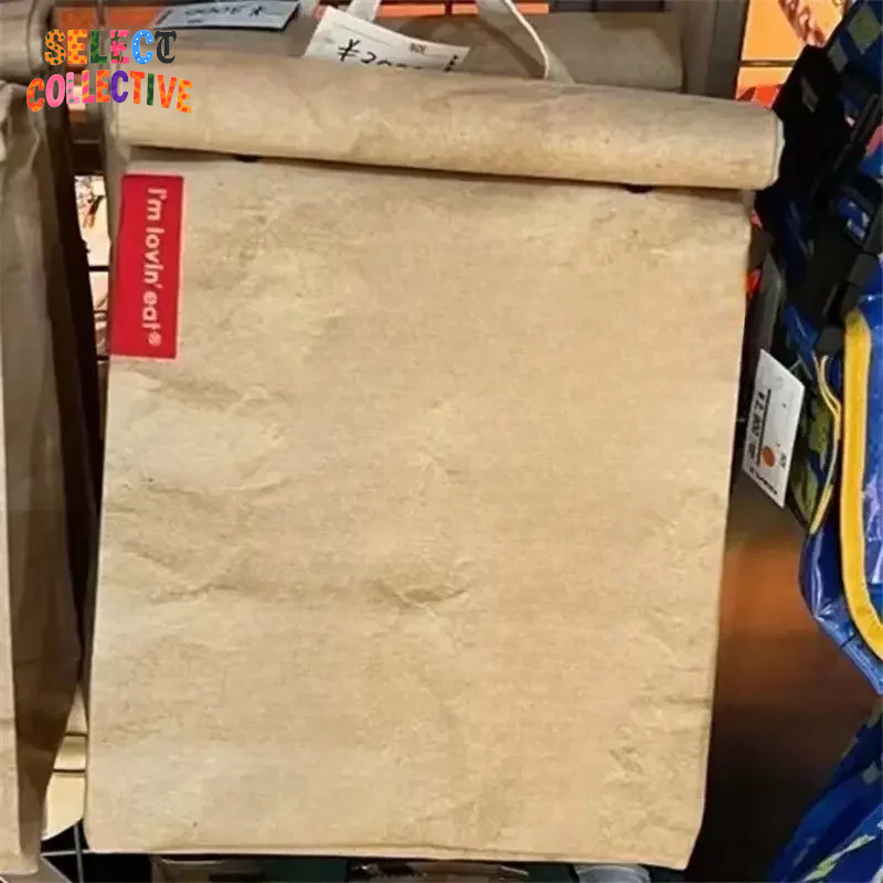 🤎📦 Paper Bag Backpack – Anime Cartoon Parody Schoolbag 🎒✨