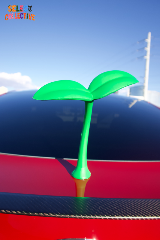 🌱🚗 Raver Sprout Car Buddy – 3D Roof Ornament Tentacle Vibes ✨🎶
