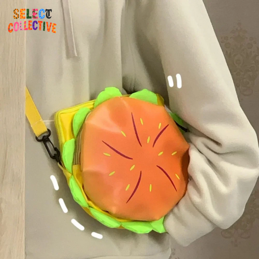 🍔🔥 Burger Backpack – Cheeseburger Daypack for Bold Fits & Big Appetites 🎒