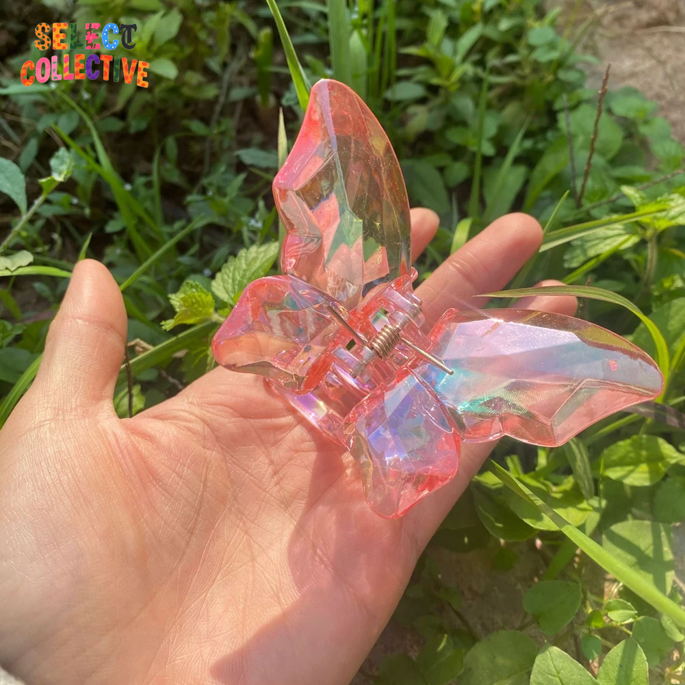 Butterfly Hair Claw Clip 🦋 | Chic Acrylic Hair Accessory for Women & Girls |