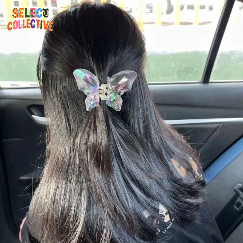 Butterfly Hair Claw Clip 🦋 | Chic Acrylic Hair Accessory for Women & Girls |