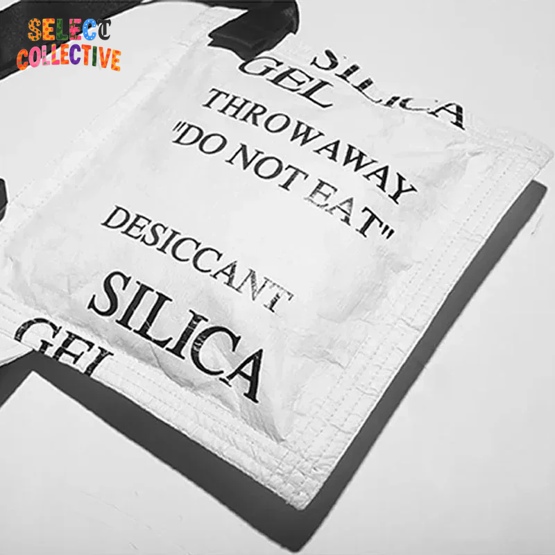 ⚠️✨ “DO NOT EAT” Crossbody – Viral Silica Packet Purse 💊📦