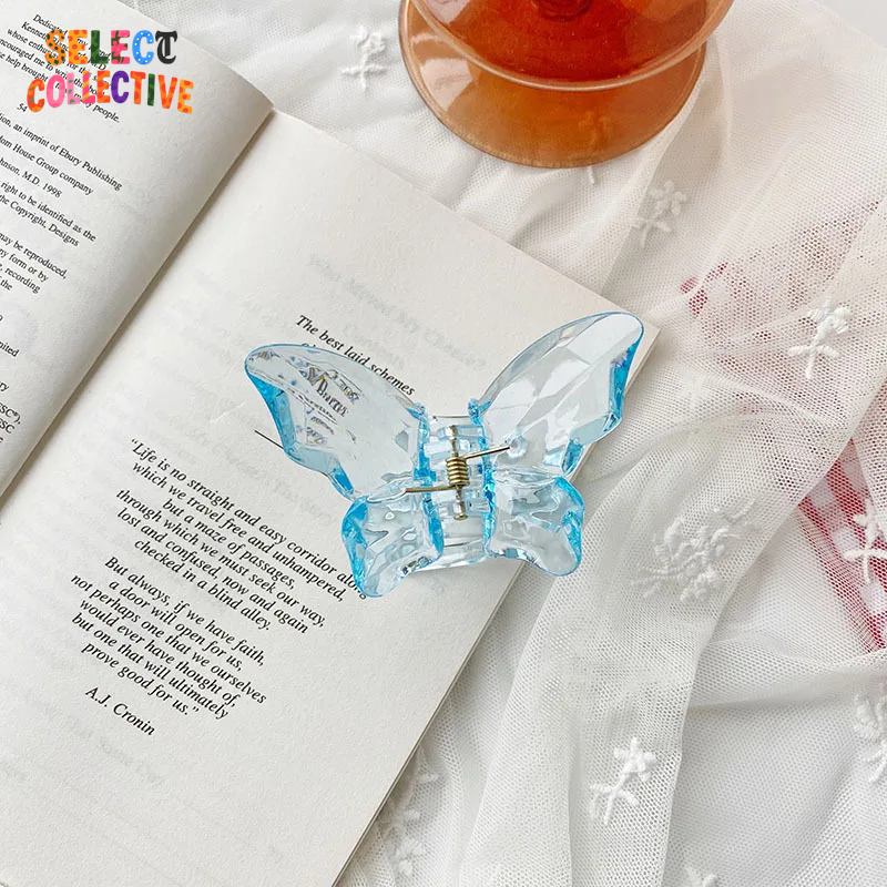 Butterfly Hair Claw Clip 🦋 | Chic Acrylic Hair Accessory for Women & Girls |