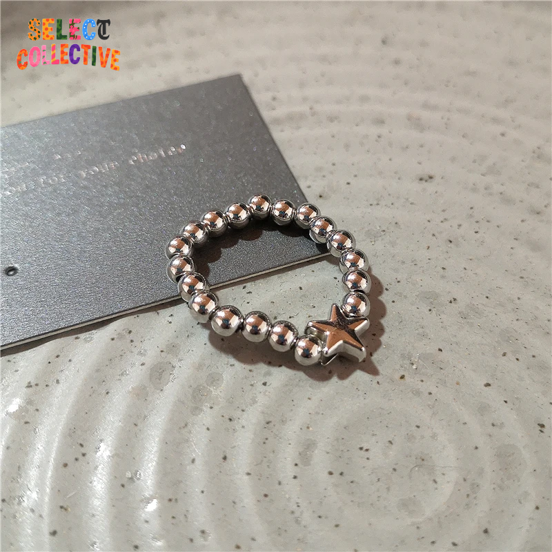 💎🌿 Vintage Tiger Eye Stone Ring – Irregular Silver Open Band ✨ Timeless Gemstone Jewelry for Women