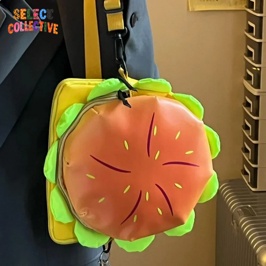 🍔🔥 Burger Backpack – Cheeseburger Daypack for Bold Fits & Big Appetites 🎒