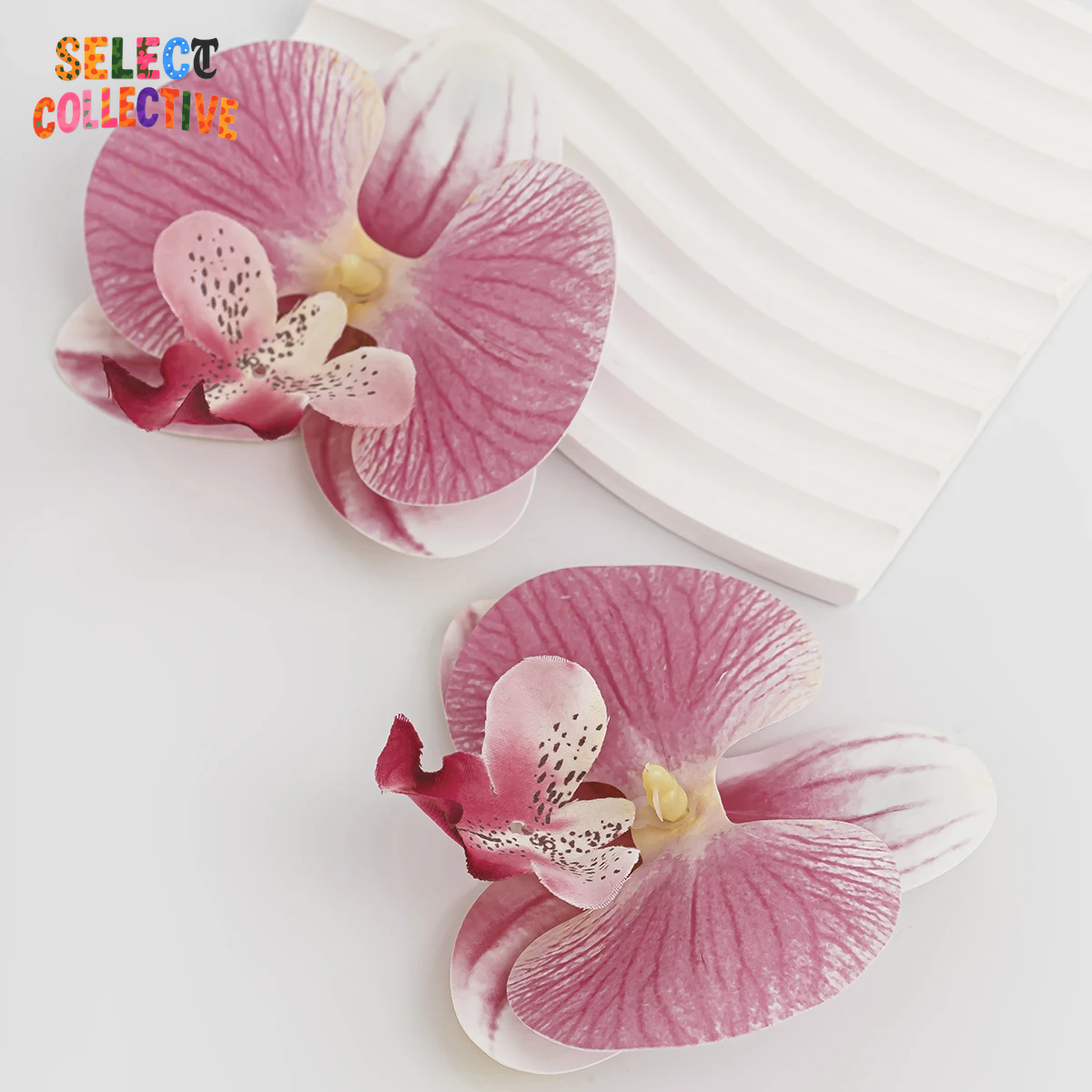 🌸 Pink Orchid Earrings – Bold Statement Flower Pendant Jewelry for Women ✨💖