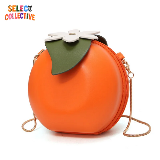 🍊✨ Juicy Orange Crossbody – Citrus Chic Shoulder Bag 🍹🧡