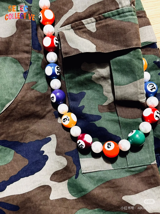 🎱🔥 Big Billiards Energy – Handmade Punk Trouser Chain 🖤🔗