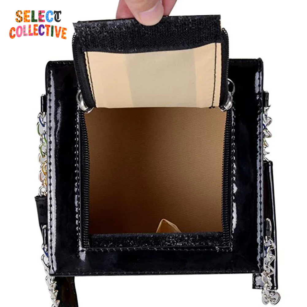 ✨👜 Chic Cubic Box Handbag – Designer-Style PU Leather Purse with Chain Strap 💎 Bold Mini Tote for Women