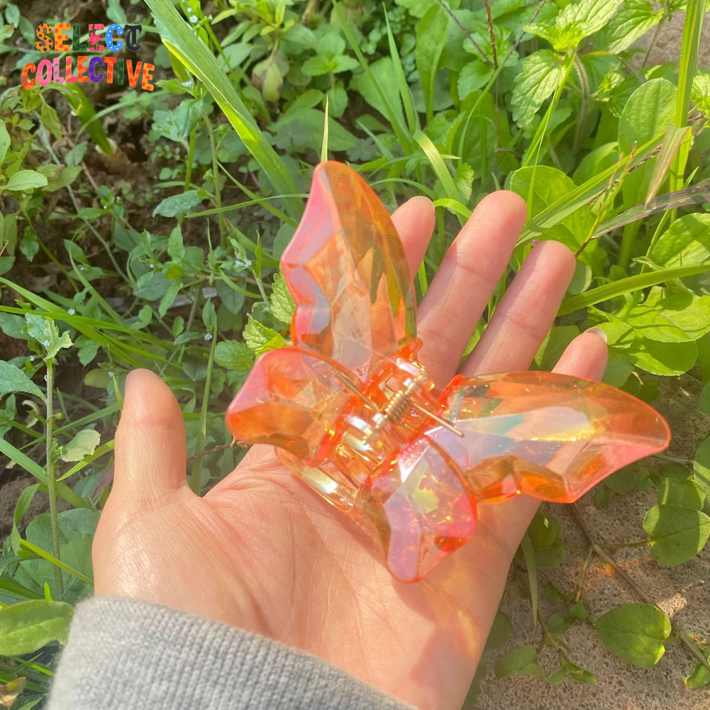 Butterfly Hair Claw Clip 🦋 | Chic Acrylic Hair Accessory for Women & Girls |