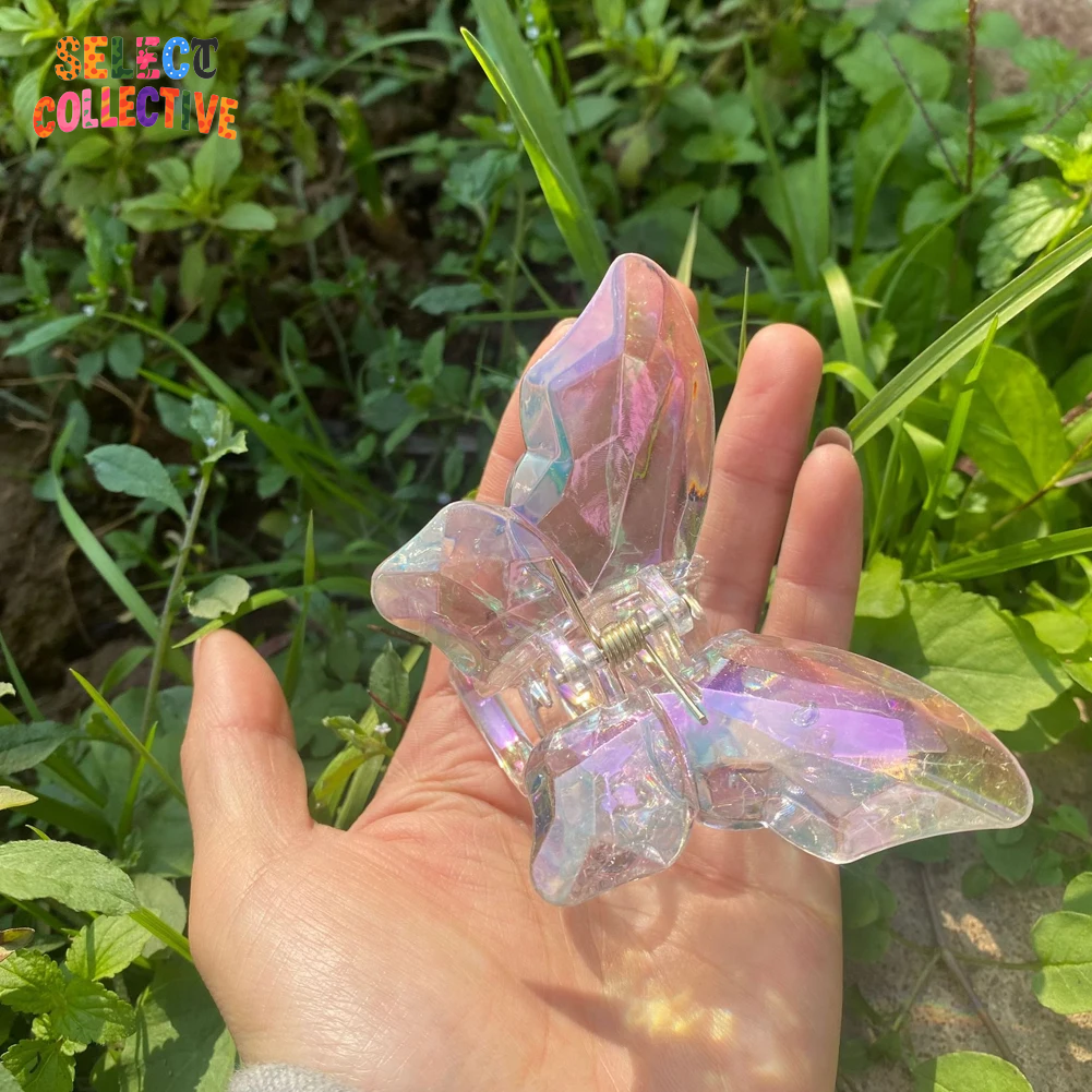 Butterfly Hair Claw Clip 🦋 | Chic Acrylic Hair Accessory for Women & Girls |