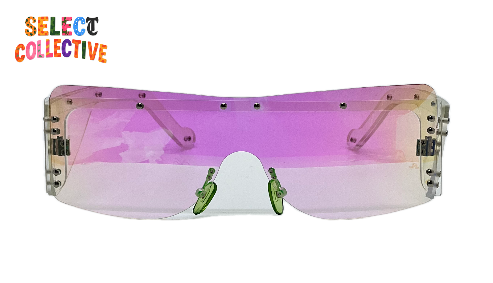 Women’s Designer Square Sunglasses 🖤🕶️ | Luxury Fashion Metal Rivet Shades for Chic Outdoor Style